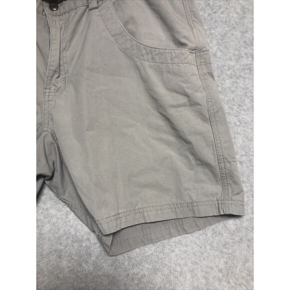 KAVU Stand Up Belted Belt Hiking Fishing Tan Shorts Mens XXL Fits 40x8 Canvas - Picture 3 of 11